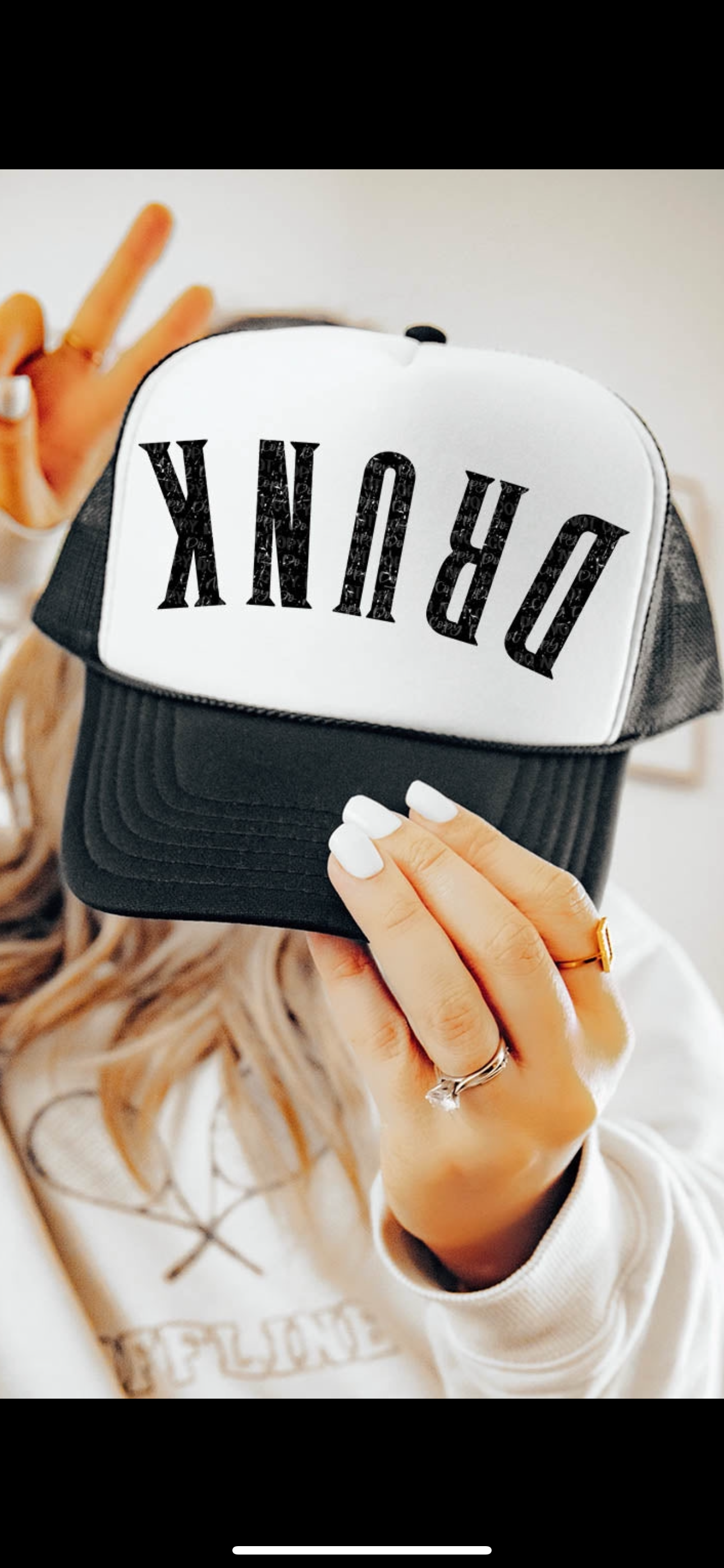 Custom trucker hat